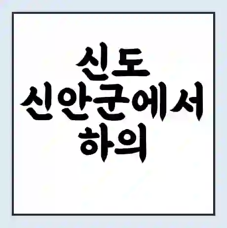 신도 신안군에서 하의 당두 가는 배 시간표 | 배편요금 | 여객선 운항정보 | 승선권 예매