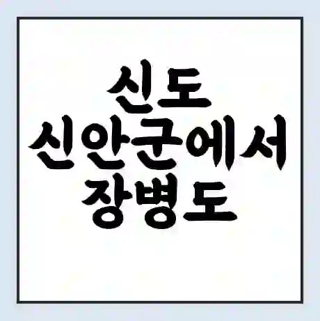 신도 신안군에서 장병도 가는 배 시간표 | 배편요금 | 여객선 운항정보 | 승선권 예매