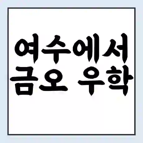 여수에서 금오 우학 가는 배 시간표 | 배편요금 | 여객선 운항정보 | 승선권 예매