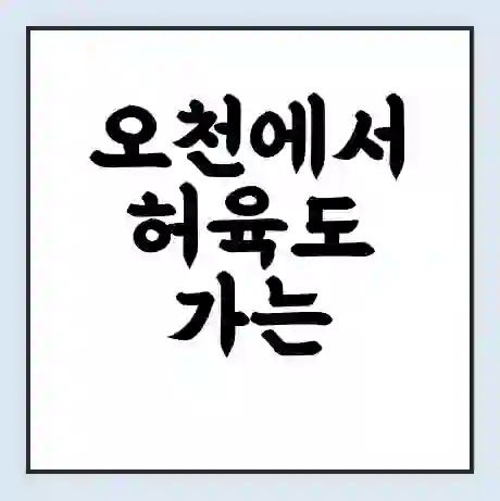 오천에서 허육도 가는 배 시간표 | 배편요금 | 여객선 운항정보 | 승선권 예매
