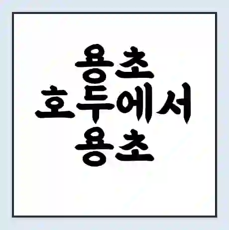 용초 호두에서 용초 가는 배 시간표 | 배편요금 | 여객선 운항정보 | 승선권 예매