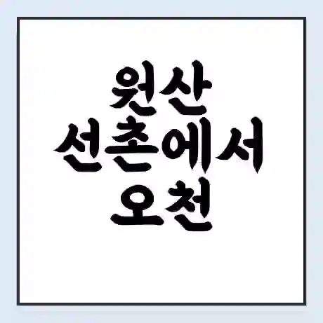 원산 선촌에서 오천 가는 배 시간표 | 배편요금 | 여객선 운항정보 | 승선권 예매