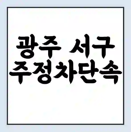 광주 서구 주정차단속 문자알림 서비스 신청 | 단속 조회 | 어플 | 과태료 조회