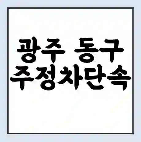 광주 동구 주정차단속 문자알림 서비스 신청 | 단속 조회 | 어플 | 과태료 조회