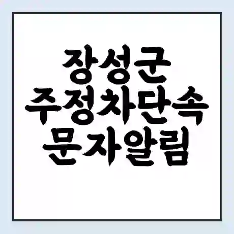 장성군 주정차단속 문자알림 서비스 신청 | 단속 조회 | 어플 | 과태료 조회