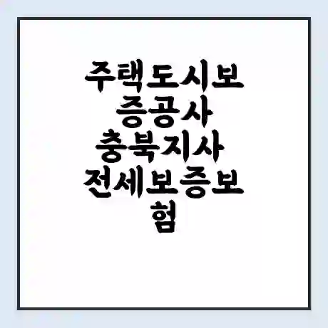 주택도시보증공사 충북지사 전세보증보험 | 인터넷보증 | 안심전세대출 서류 | 연장 | 한도