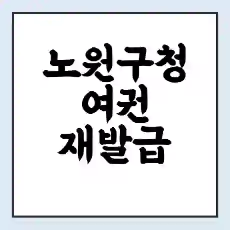 노원구청 여권 재발급 | 온라인 신청 | 준비물 | 서류 | 비용 | 수령 소요기간