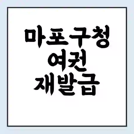 마포구청 여권 재발급 | 온라인 신청 | 준비물 | 서류 | 비용 | 수령 소요기간