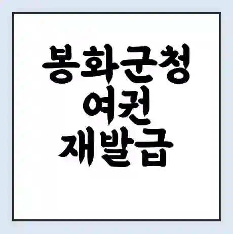 봉화군청 여권 재발급 | 온라인 신청 | 준비물 | 서류 | 비용 | 수령 소요기간