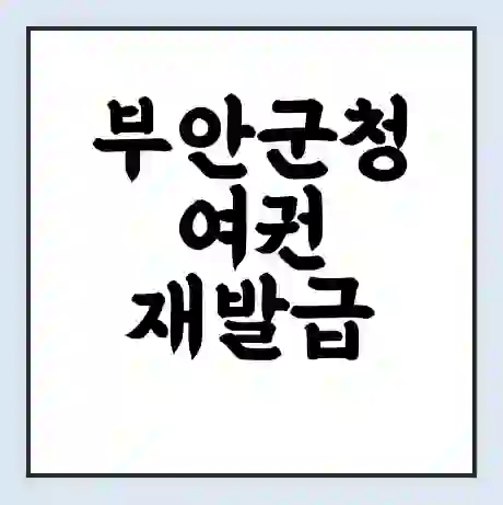 부안군청 여권 재발급 | 온라인 신청 | 준비물 | 서류 | 비용 | 수령 소요기간