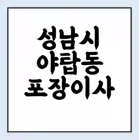 성남시 야탑동 포장이사 가격 | 1톤 5톤 원룸 투룸 이사 비용 | 체크리스트 | 무료 비교 견적