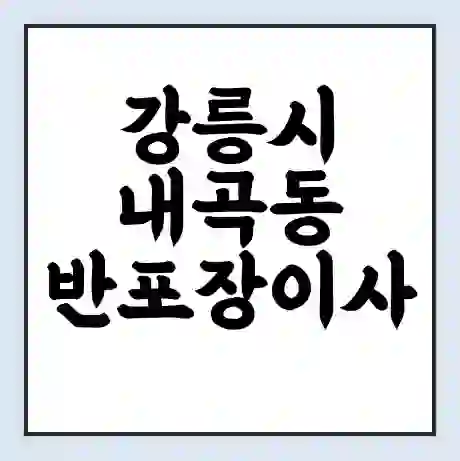 강릉시 내곡동 반포장이사 비용 견적 | 준비 | 짐싸기 체크리스트 | 무료 비교견적 | 포장이사 차이