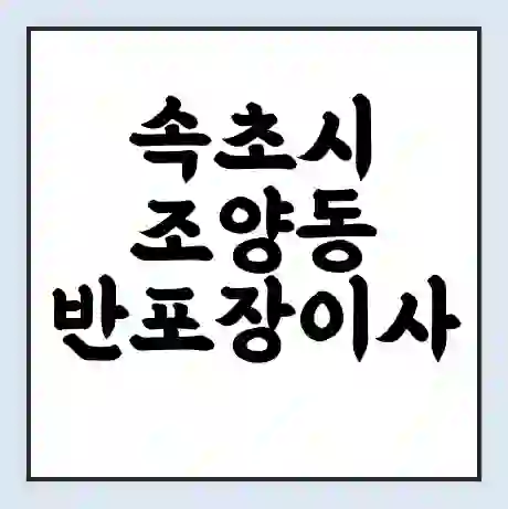 속초시 조양동 반포장이사 비용 견적 | 준비 | 짐싸기 체크리스트 | 무료 비교견적 | 포장이사 차이