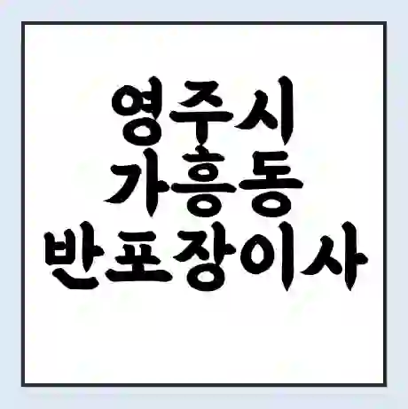 영주시 가흥동 반포장이사 비용 견적 | 준비 | 짐싸기 체크리스트 | 무료 비교견적 | 포장이사 차이