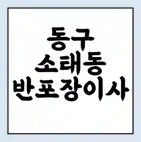 동구 소태동 반포장이사 비용 견적 | 준비 | 짐싸기 체크리스트 | 무료 비교견적 | 포장이사 차이