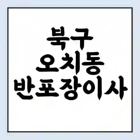 북구 오치동 반포장이사 비용 견적 | 준비 | 짐싸기 체크리스트 | 무료 비교견적 | 포장이사 차이